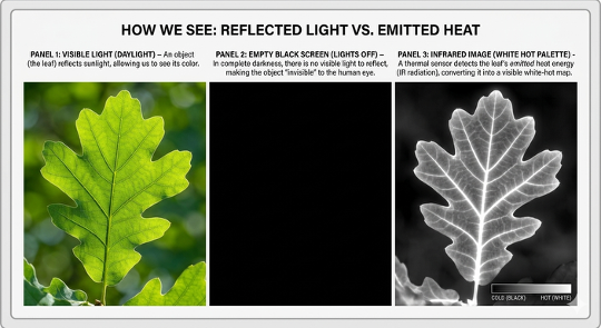 Visible Light, Infrared Radiation and your Thermal Camera